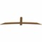 Ekena Millwork Bellingham Timber Gable Bracket, Western Red Cedar, 108"W x 27"H x 1 1/2"D x 5 1/2"F, 6/12 Pitch GBW108X27X0206BEL00SWR - alternate 5